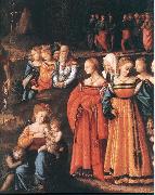 BACCHIACCA The Preaching of Saint John the Baptist (detail)  hhh USA oil painting reproduction