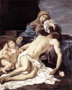 BACCHIACCA The Piet (Mary Lamenting the Dead Christ)  ggg USA oil painting reproduction