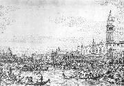 Canaletto Venice: The Canale di San Marco with the Bucintoro at Anchor f USA oil painting reproduction