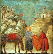 Giotto Saint Francis Giving his Mantle to a Poor Man USA oil painting reproduction