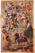 Bihzad Tamerlane leading the assault of the castle of the knights of the Hospitallers of Saint john at Smyrna oil painting picture wholesale