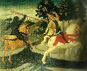 PESELLINO the death of absalom oil painting