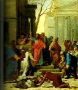 lesueur la predication de saint paul a ephese oil painting
