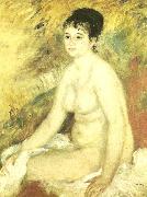 renoir efter badet oil painting