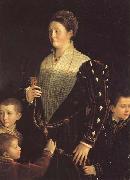 PARMIGIANINO Portrait of the Countess of Sansecodo and Three Children USA oil painting reproduction