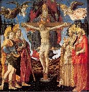 PESELLINO The Trinity and Four Saints oil painting
