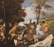 Titian Baccanalia (mk08) oil painting