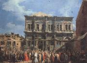 Visita del doge alla chiesa di S Rocco (mk21)